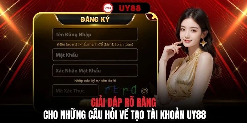 Giải đáp rõ ràng cho những câu hỏi về tạo tài khoản UY88